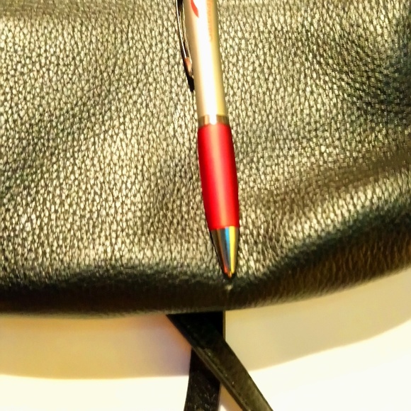 Michael Kors black purse with gold chains, strap - Picture 3 of 7